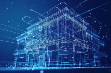 Modèle BIM 3D illustrant les niveaux de détail LOD d'une structure
