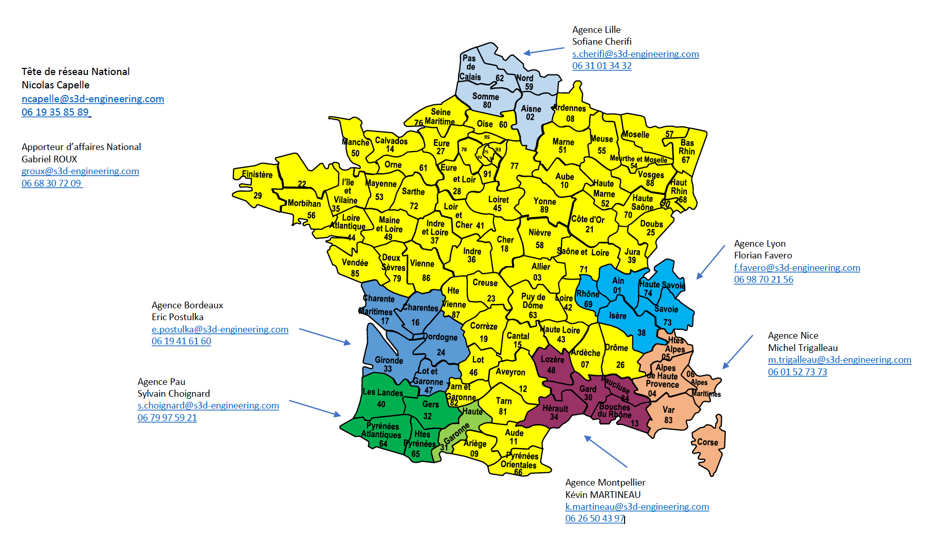 Réseau national certifié ISO 9001
