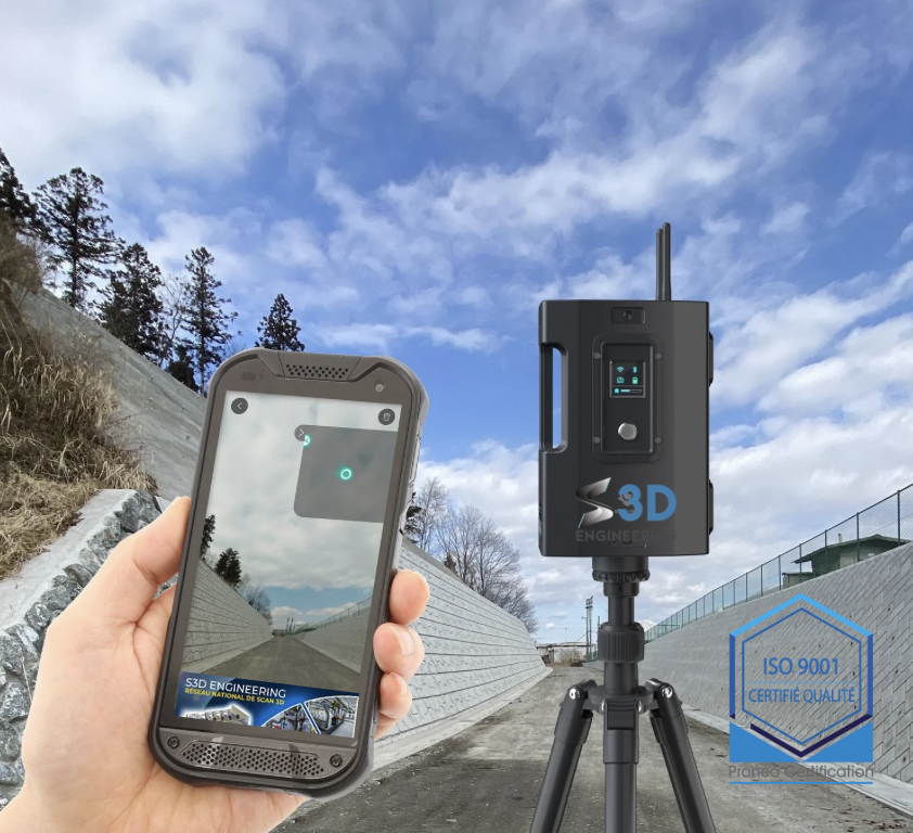 Scanner 3D statique pour les projets de construction