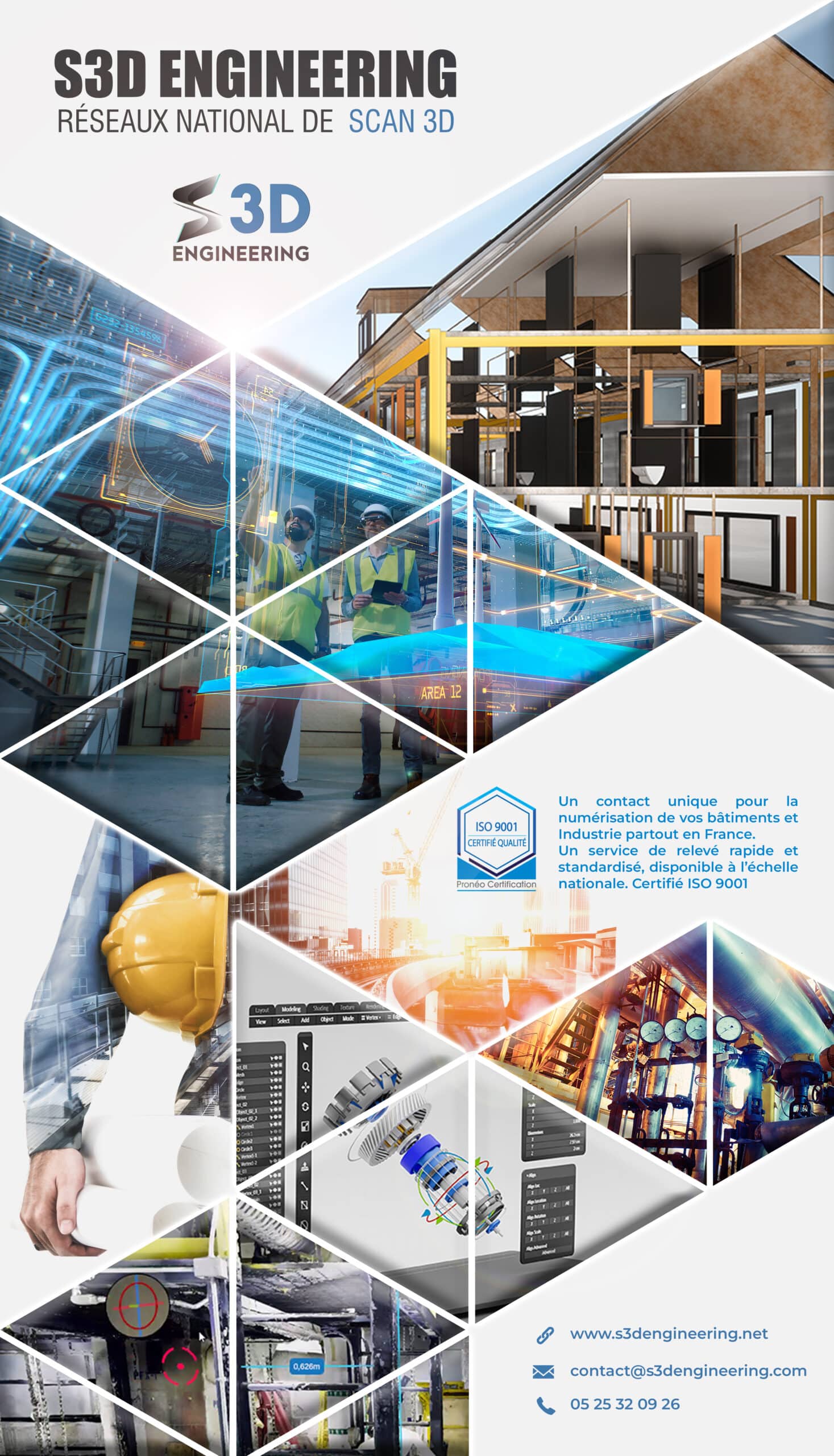 Scan laser pour les projets de construction