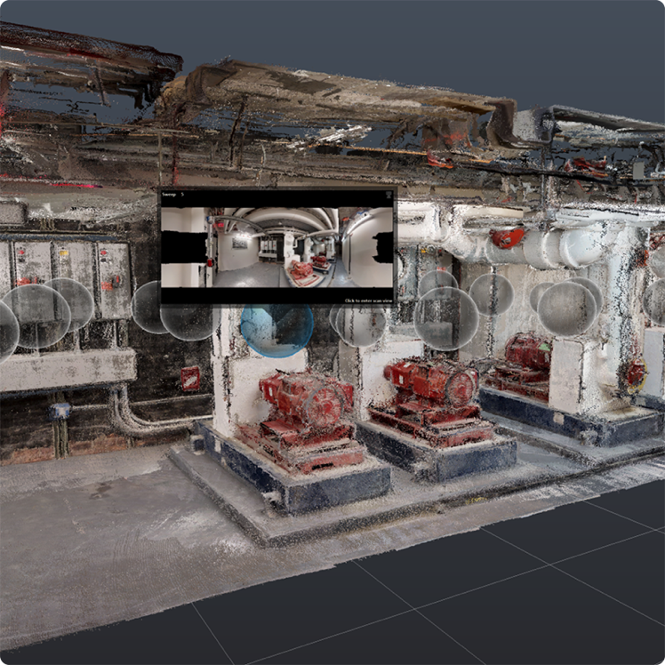 inspection virtuelle en 3D de site industriel
