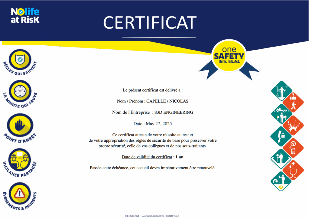 S3D ENGINEERING Reseau national de scan 3D certifié ISO 9001-2015
