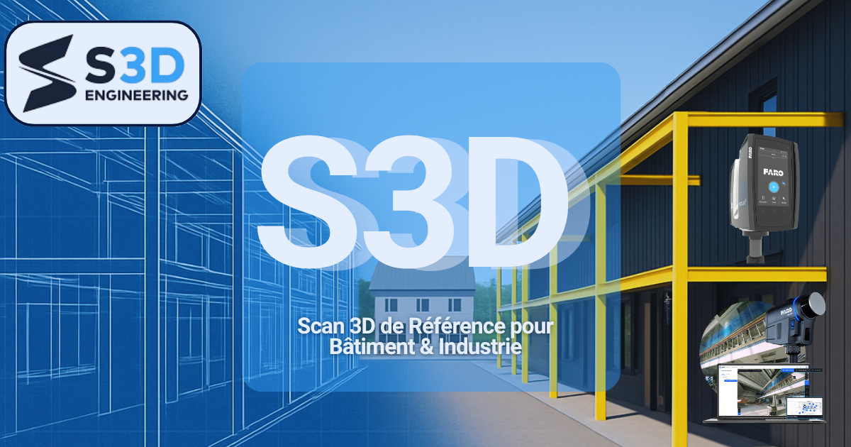 Réseau Européen®de Scan 3D bâtiment et industrie Certifié ISO 9001