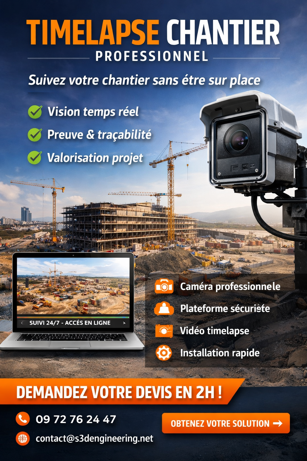Réseau Européen®de Scan 3D bâtiment et industrie Certifié ISO 9001